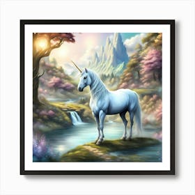 Valley of the Unicorns Art Print