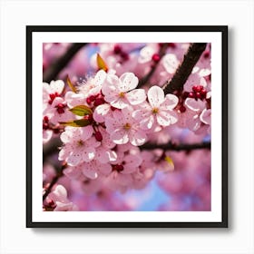 Cherry Blossoms Photo Art Print