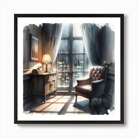 Room With A Window Dreamscape Art Print