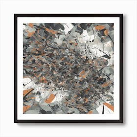 A Vector Abstract Art, I Am Sorry 2 Art Print