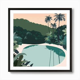 Tropical Paradise Art Print