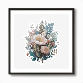 Bouquet Of Flowers 8 Art Print