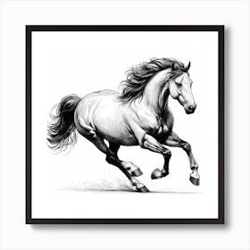 Horse Galloping 4 Art Print