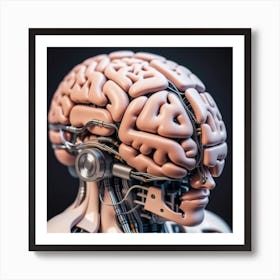 Robot Brain Art Print