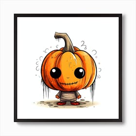 Halloween Pumpkin 1 Art Print