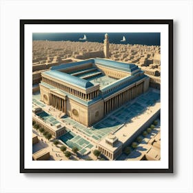 Egyptian Temple 1 Art Print