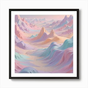 Abstract Landscape Art Print