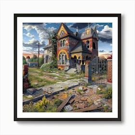 Victorian House 2 Art Print