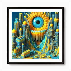 DMT ai art 018 Art Print