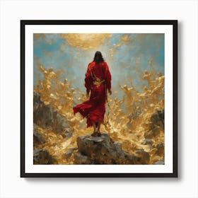 Jesus Ascending Art Print
