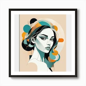 Default Mixed Media Pose Abstract Figurative Art Print 1 Art Print