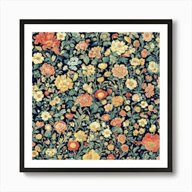 Floral Wallpaper Art Poster