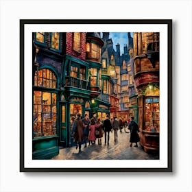 Harry Potter's City Art Print