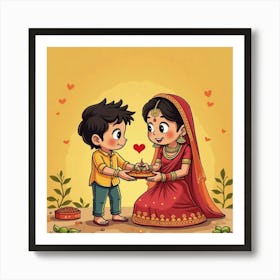 Happy Indian Diwali Art Print