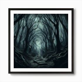 Dark Forest 57 Art Print