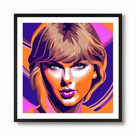 Taylor Swift, Stare _Vector Art Print