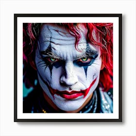 Joker In Your Nightmare Macro Photography Art Print