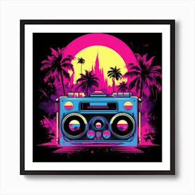 Boombox 1 Art Print