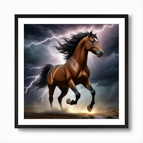 Lightning Horse 41 Art Print