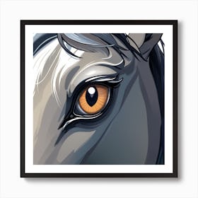 Horse'S Eye Art Print