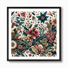 Floral Painting Art Print