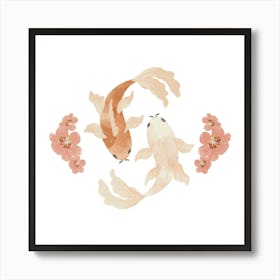 Koi Fish Art Print