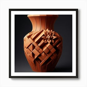 Abstract Vase Affiche