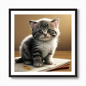 Pawprints on your books, pawprints on you heart Art Print