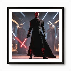 Darth Maul Art Print