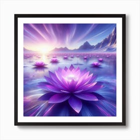 Lotus Flower Art Print