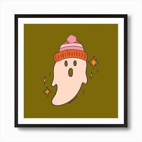 Fall Ghost Art Print