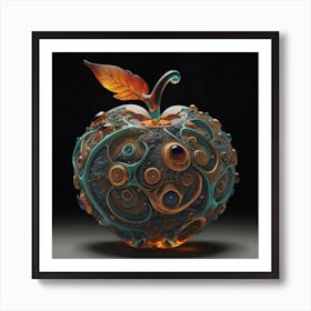 The glass apple an intricate design that adds to its exquisite appeal. 8 Art Print