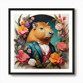 Rat In A Suit art print Art Print