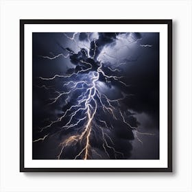 Lightning Strike Art Print