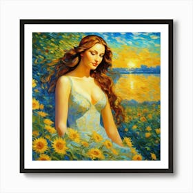 Sunflowers uk 1 Art Print