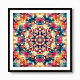 Abstract Mandala 4 Art Print