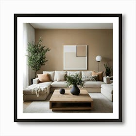Modern Living Room 40 Art Print
