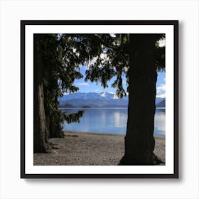 Lake Wanaka in New Zealand Art Print