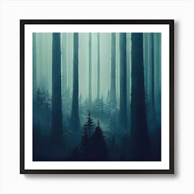 Dark Forest 5 Art Print