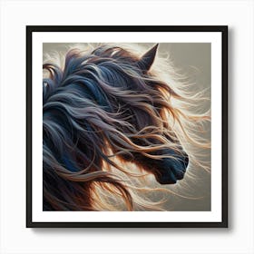 Horse'S Mane Art Print