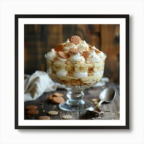 Stockcake Delicious Banana Dessert 1720412581 Art Print