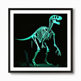 Glow In The Dark Dinosaur 2 Art Print