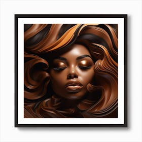 Chocolate Portrait Art Print