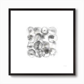 Tiny Grey Dream Square Art Print