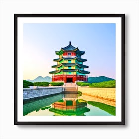 Korean Pagoda Art Print