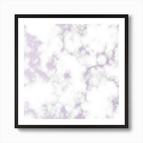 Purple Marble Art Print