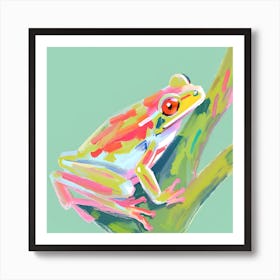 Red Eyed Tree Frog 04 Art Print