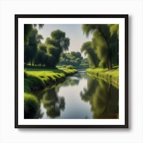 River In The Grass 2 Art Print