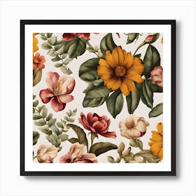 Floral Pattern Art Print