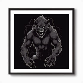 Werewolf 2 Art Print